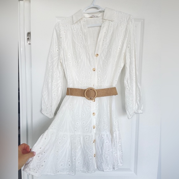 Mango Cotton Crochet Dress - Picture 5 of 7